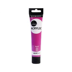 Farba akrylowa Daler-Rowney 75ml, Różowy/Magenta